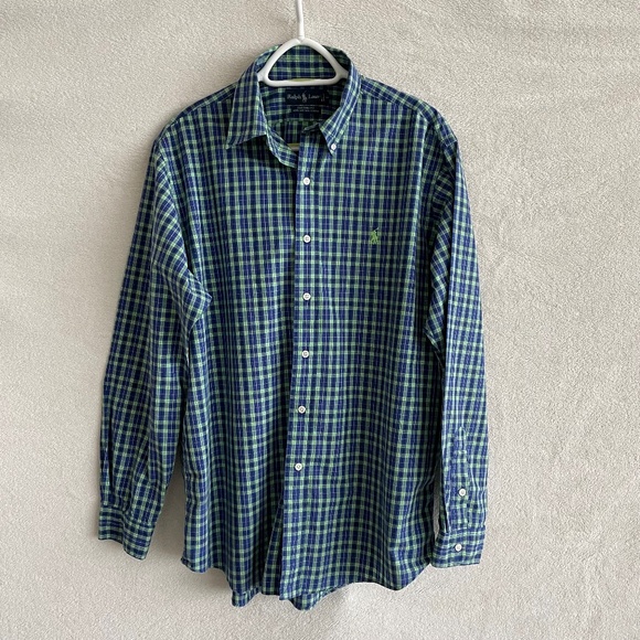 Ralph Lauren Custom Fit Dress Shirt. - Picture 1 of 5